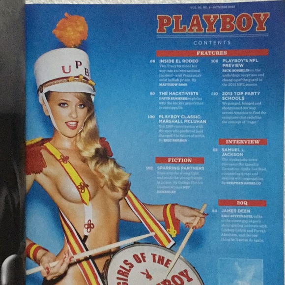 October 2013 Playboy Magazine Girls of the PAC 12 College Issue - Picture 3 of 14